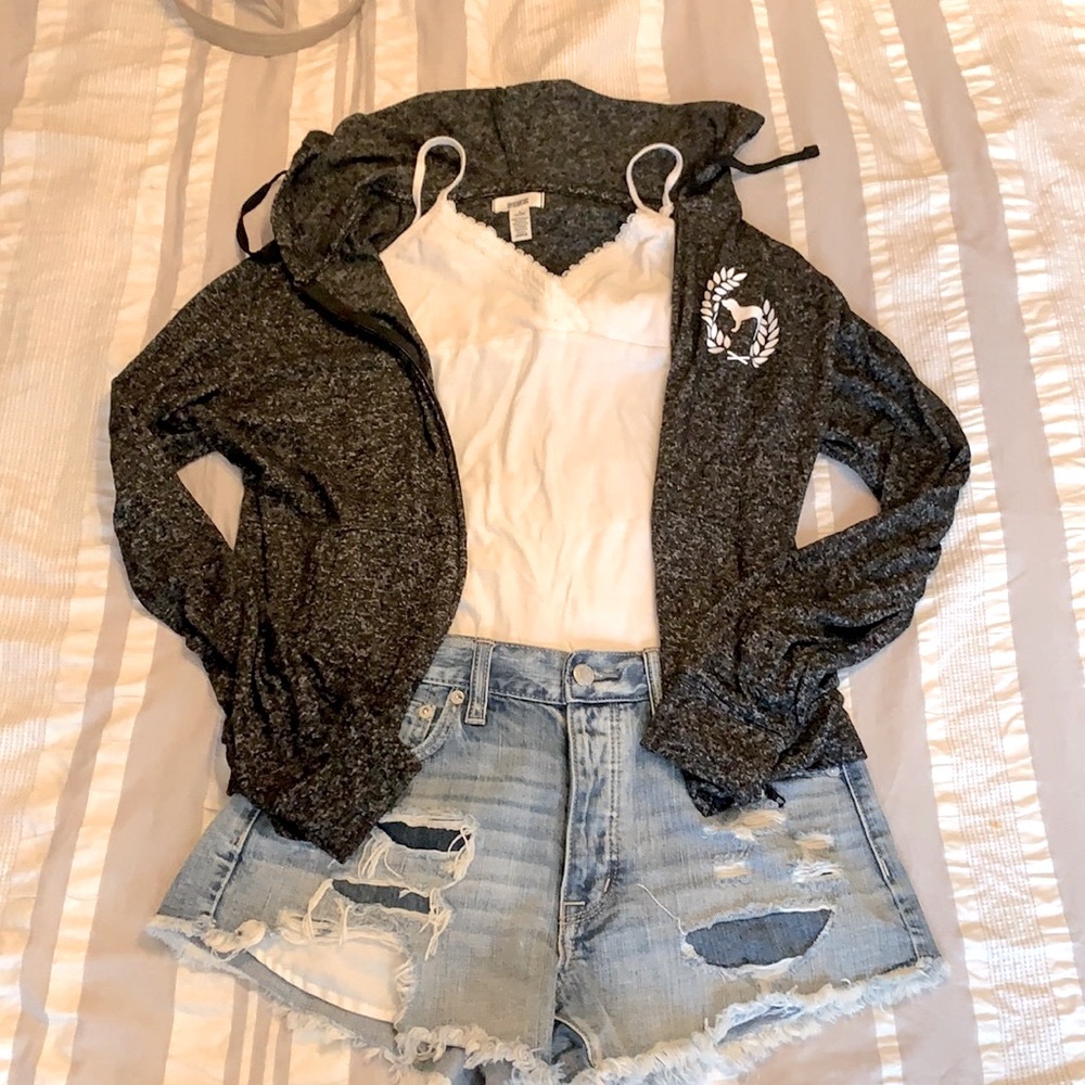 White layering tank top